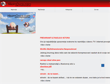 Tablet Screenshot of nisamovca.com